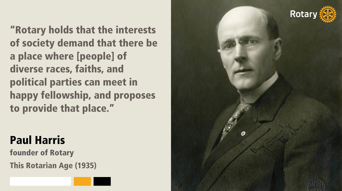 ROTARY FOUNDER'S HISTORY